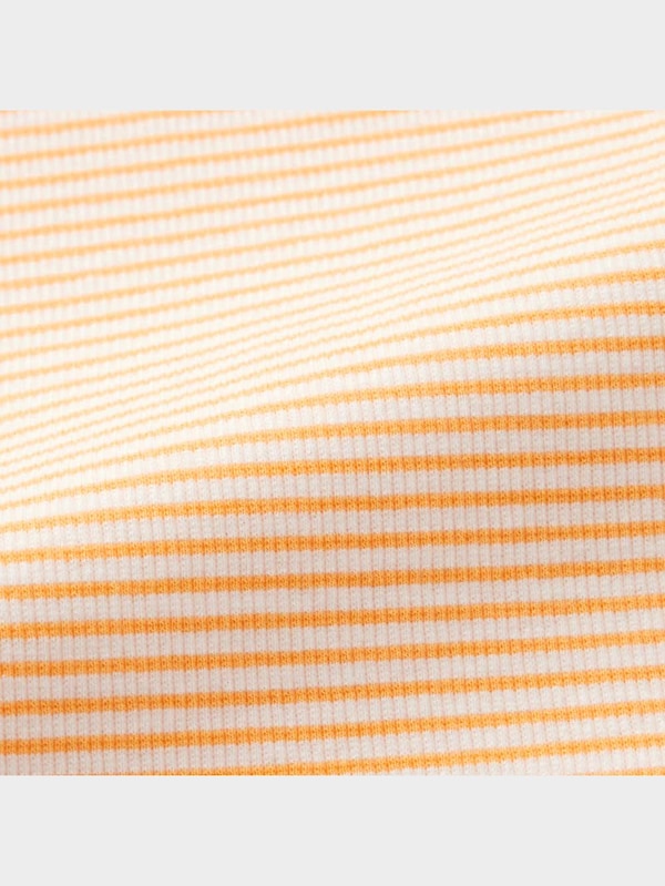 リブミニT(半袖)(ボーダー)Q+X