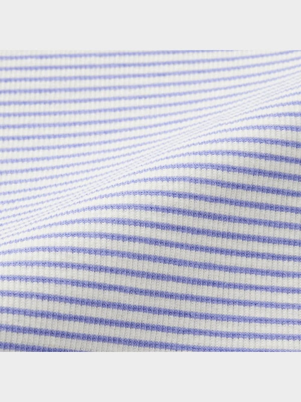 リブミニT(半袖)(ボーダー)Q+X