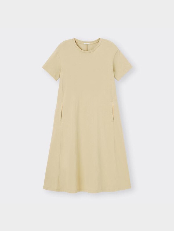 フレアミディワンピース(半袖)OSB+EC