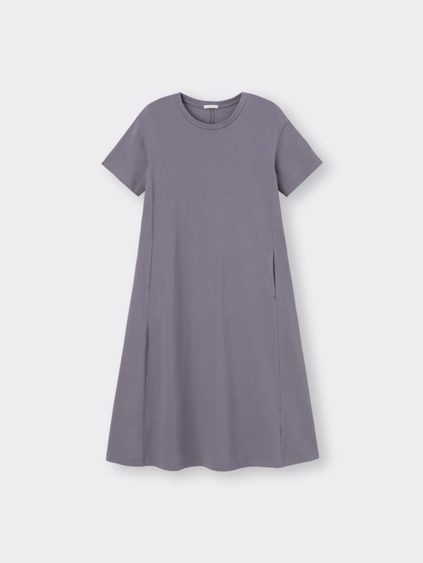 フレアミディワンピース(半袖)OSB+EC