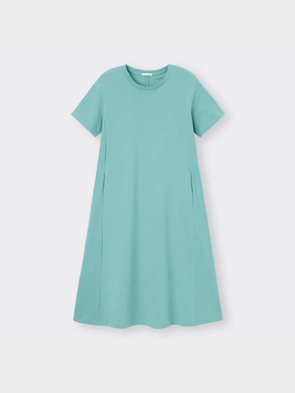 フレアミディワンピース(半袖)OSB+EC