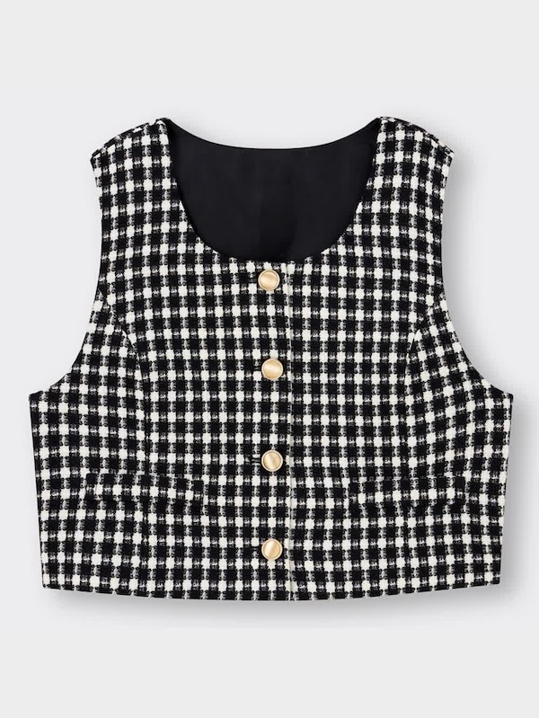 ツイーディクロップドベストYT+E(セットアップ可能)