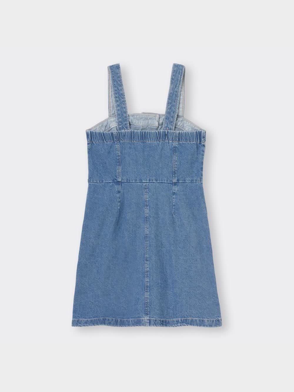 GU公式 | デニムミニジャンパードレスYT+X GU公式 | デニムミニジャンパードレスYT+X