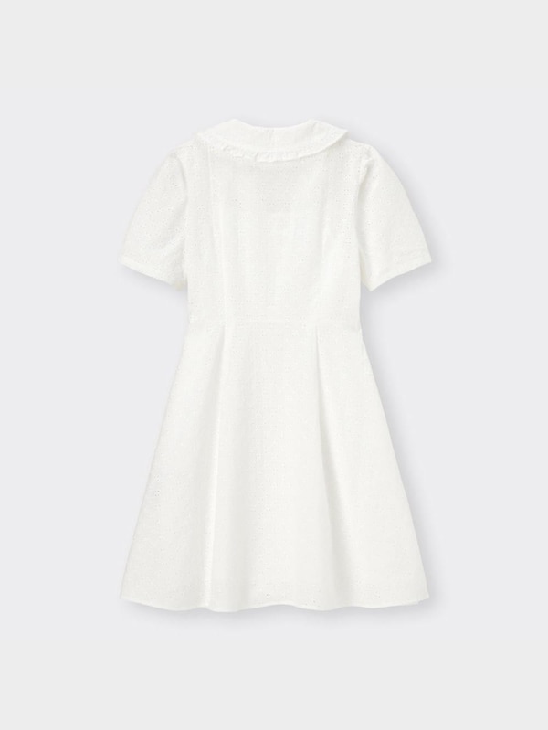 コットンレースミニワンピース(半袖)YT+X