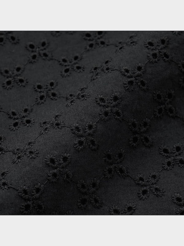 コットンレースミニワンピース(半袖)YT+X