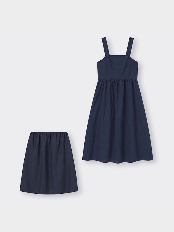 リネンブレンドミディワンピースOSB+E