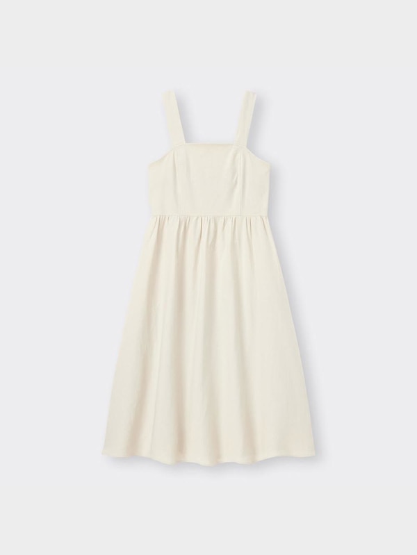 リネンブレンドミディワンピースOSB+E