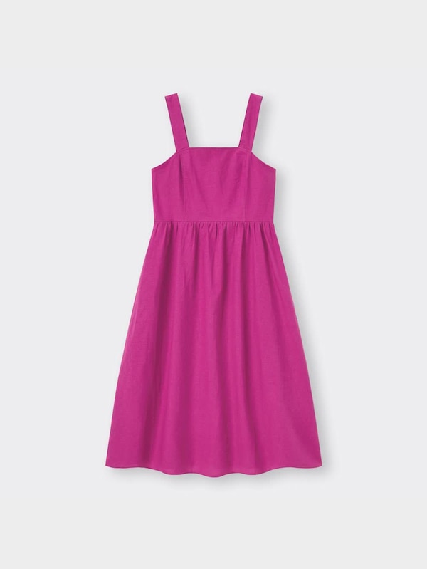 リネンブレンドミディワンピースOSB+E