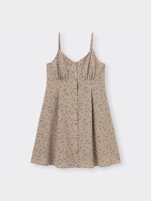 フラワープリントミニキャミソールワンピースYT+E