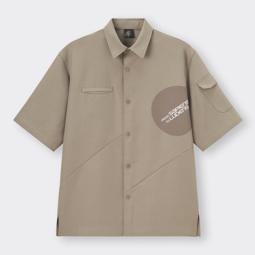 オーバーサイズシャツ(5分袖) KOJIMA PRODUCTIONS