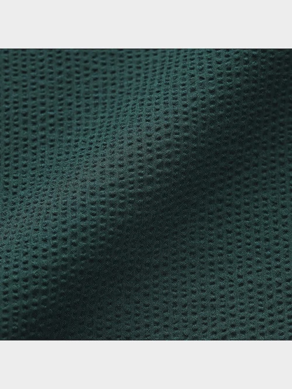 シアサッカーオープンカラーシャツ(5分袖)(セットアップ可能)