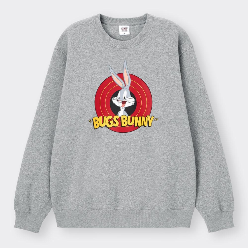 GU公式 | スウェットプルオーバー(長袖) Bugs Bunny