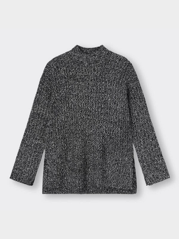 メランジリブニットチュニック(長袖)RS+E