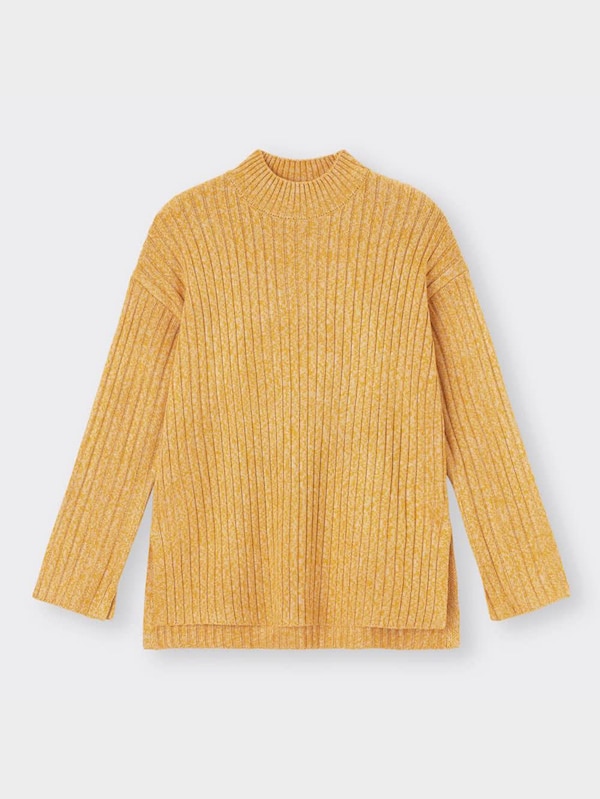 メランジリブニットチュニック(長袖)RS+E