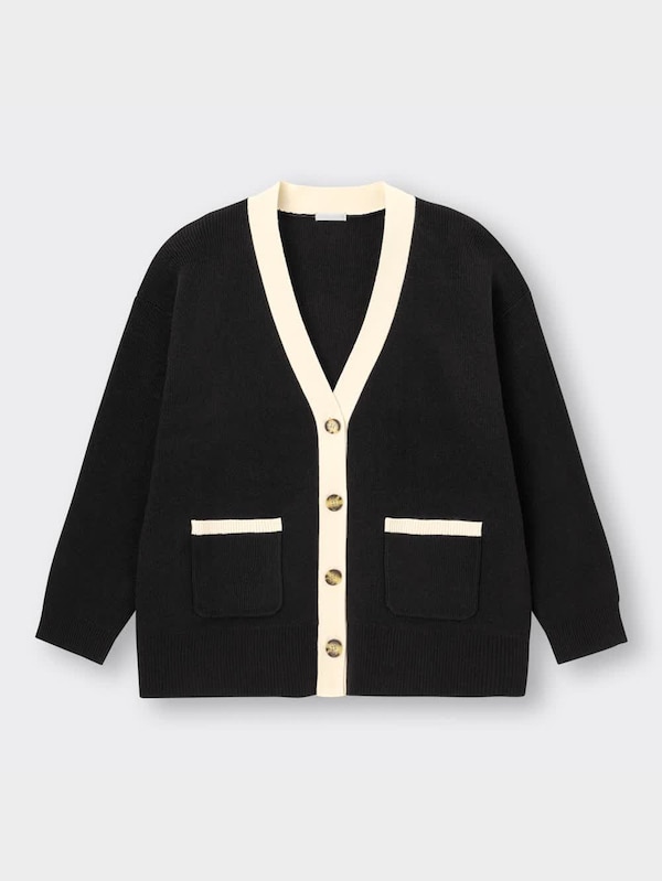 バイカラーカーディガン(長袖)RS+X