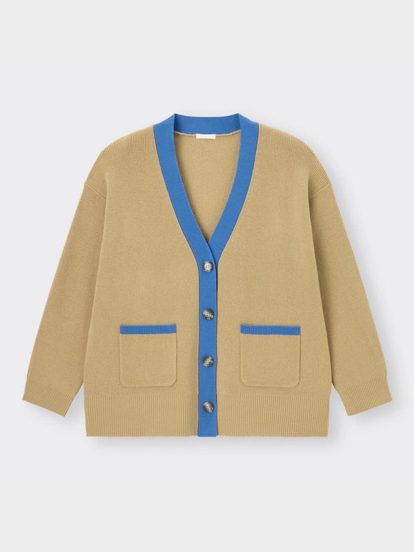 バイカラーカーディガン(長袖)RS+X