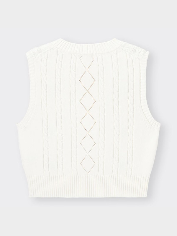 エンブロイダリーニットベストYT+E