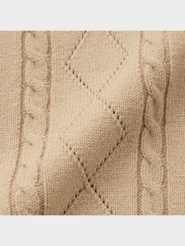 エンブロイダリーニットベストYT+E