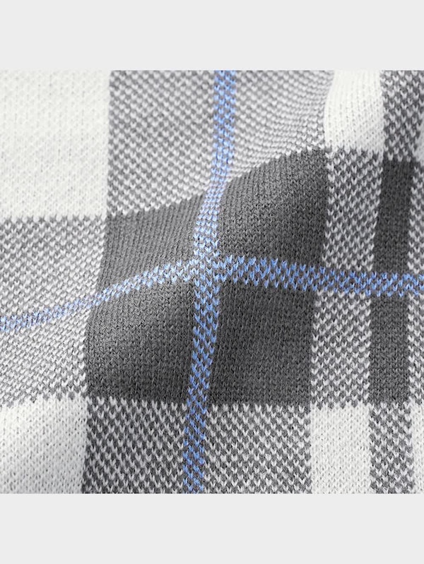 チェックボーイフレンドカーディガン(長袖)YT+E