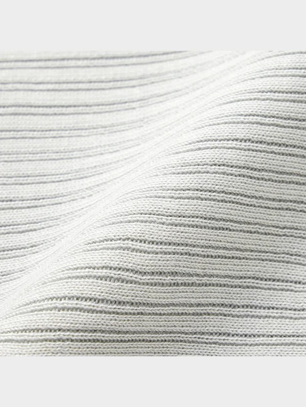 リブクロップドセーター(長袖)YT+X