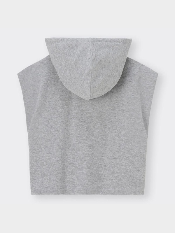 ミニ裏毛パーカ(ノースリーブ)YT+E