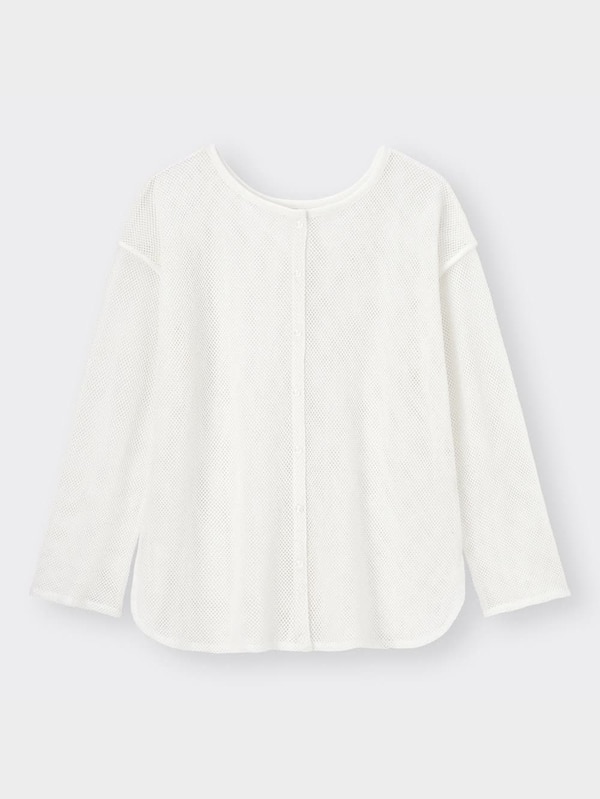 2WAYメッシュカーディガン(長袖)YT+E