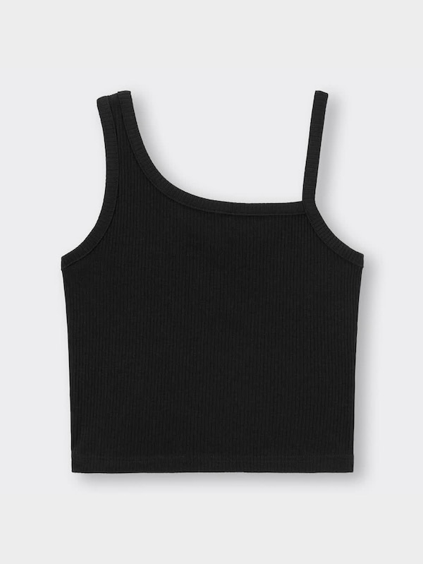 リブアシンメトリータンクトップYT+E