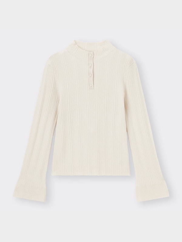 ランダムリブハイネックセーター(長袖)Z+E