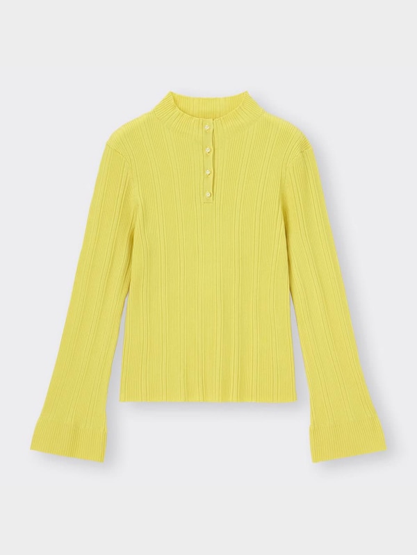 ランダムリブハイネックセーター(長袖)Z+E