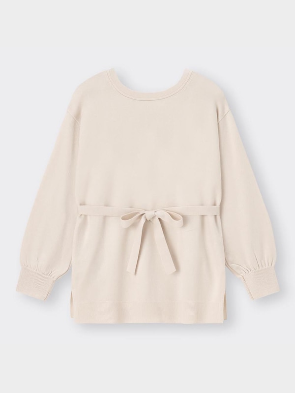 ベルテッドニットチュニック(長袖)Z+E