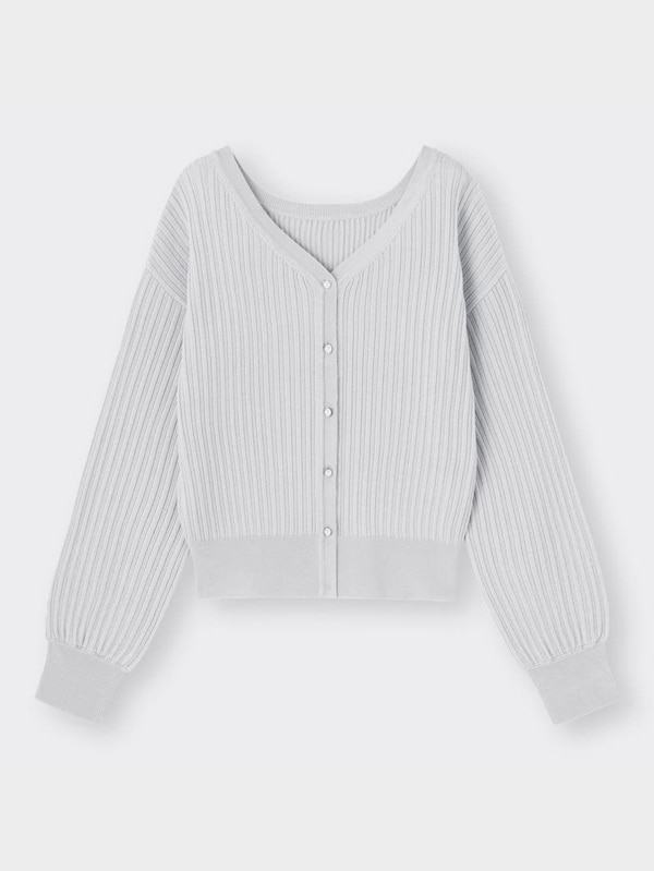 2WAYリブカーディガン(長袖)Z