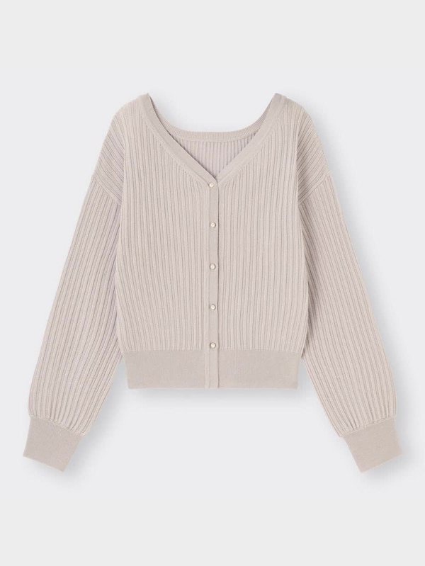 2WAYリブカーディガン(長袖)Z