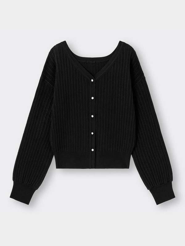 2WAYリブカーディガン(長袖)Z