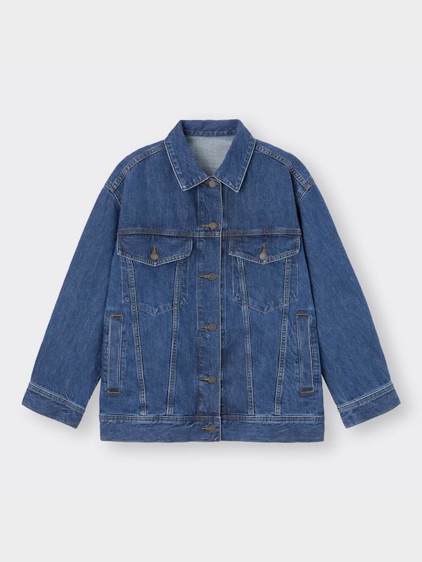 デニムオーバーサイズジャケットYT+E(セットアップ可能)