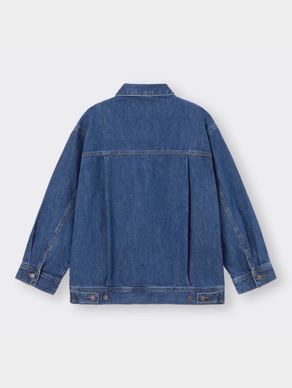 デニムオーバーサイズジャケットYT+E(セットアップ可能)