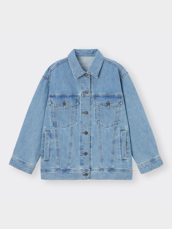 デニムオーバーサイズジャケットYT+E(セットアップ可能)