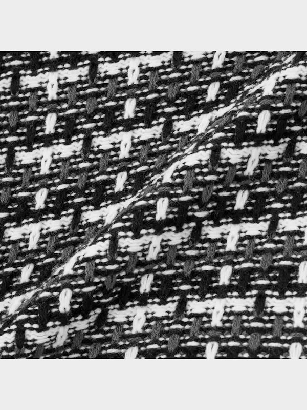 チェックニットジレQ+E