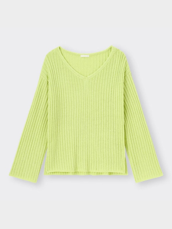 ワイドVネックセーター(長袖)Q