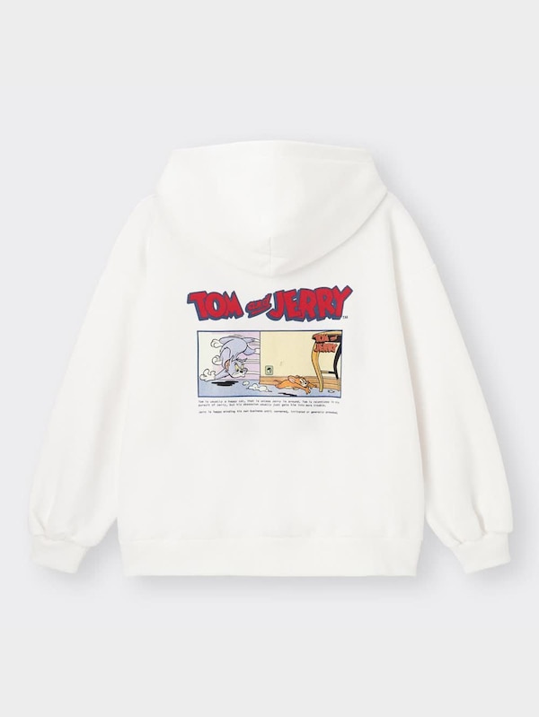 スウェットパーカ(長袖) Tom and Jerry 1