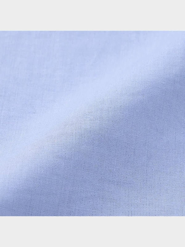 リネンブレンドギャザーブラウス(半袖)