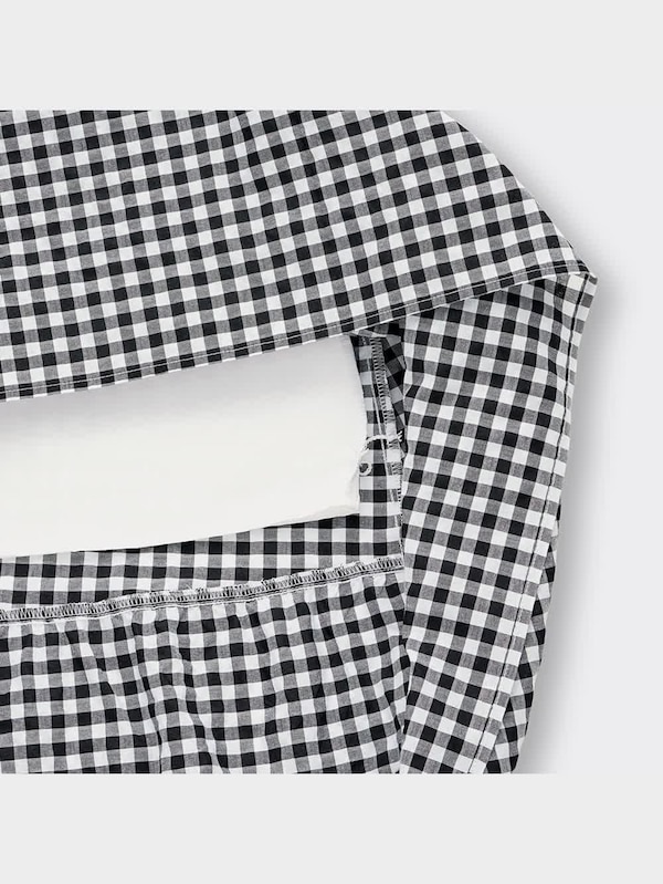 ギンガムチェックキャミソールワンピース