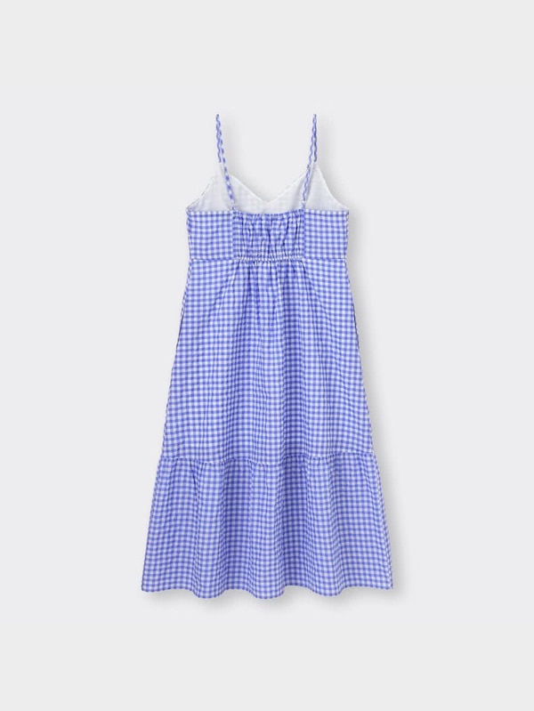 ギンガムチェックキャミソールワンピース