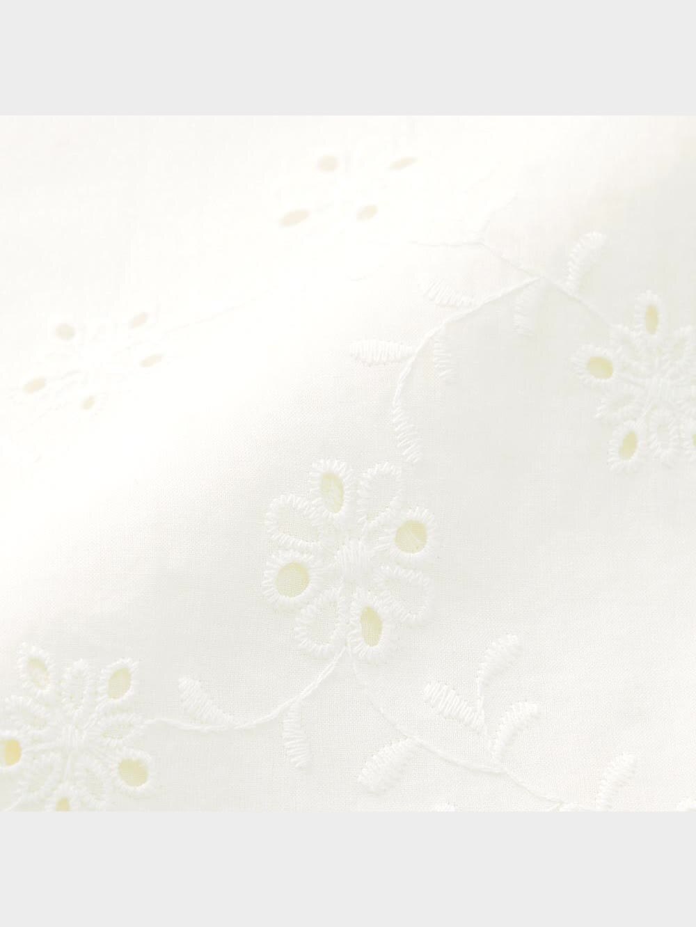 GU公式 | コットンレースワンピース(半袖)