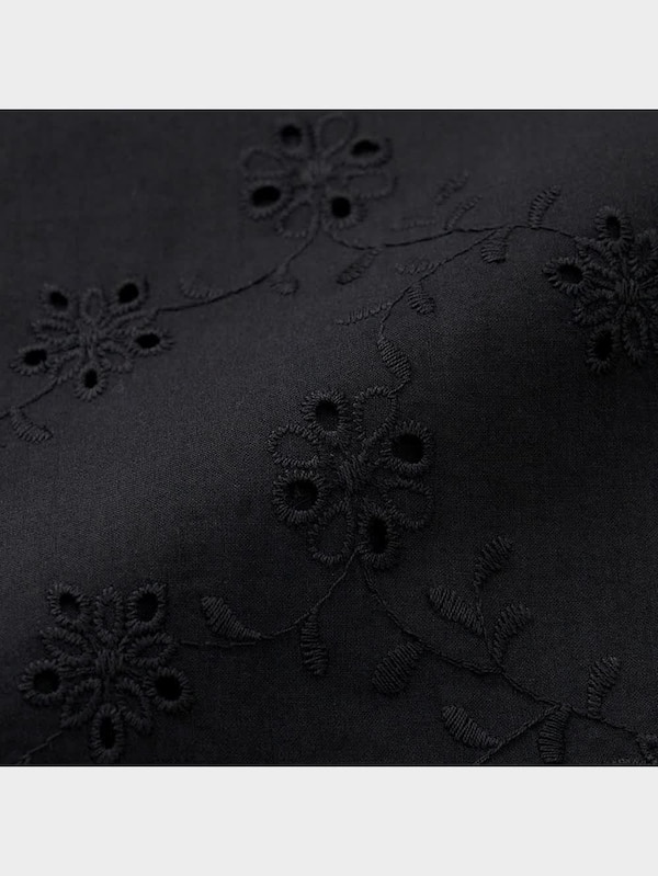 コットンレースワンピース(半袖)