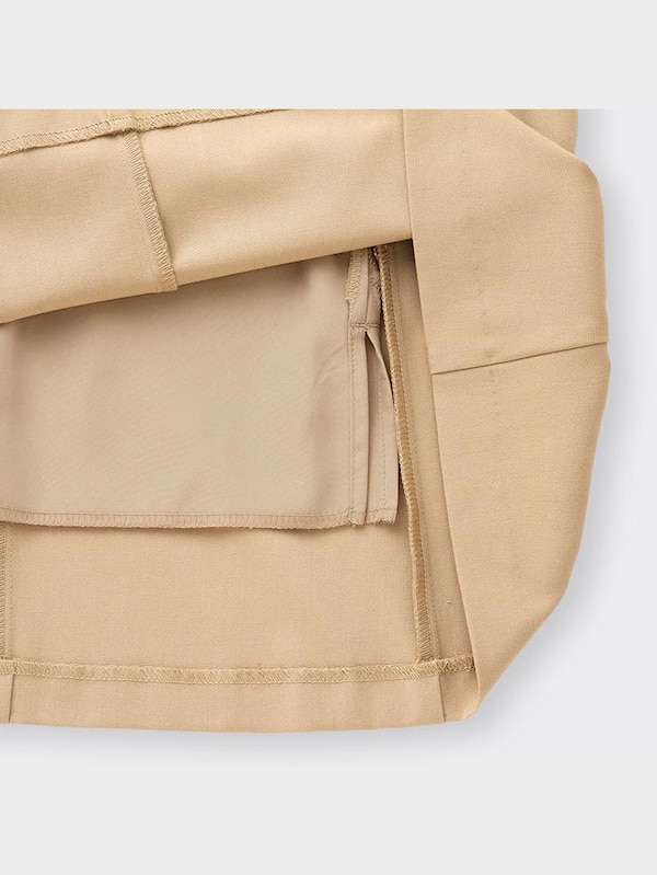 ウォッシャブルセミフレアミディスカートZ+X(セットアップ可能)