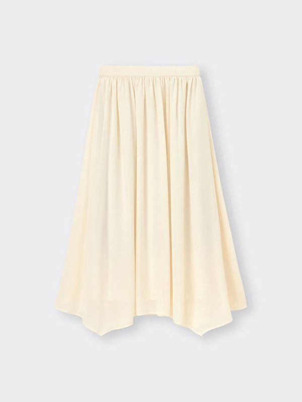 ギャザーフレアロングスカートZ+E