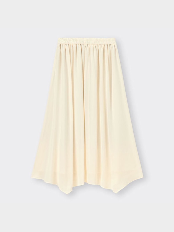 ギャザーフレアロングスカートZ+E