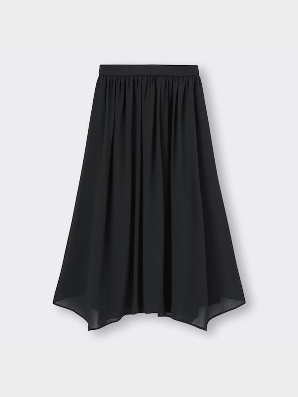 ギャザーフレアロングスカートZ+E