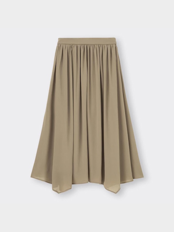 ギャザーフレアロングスカートZ+E