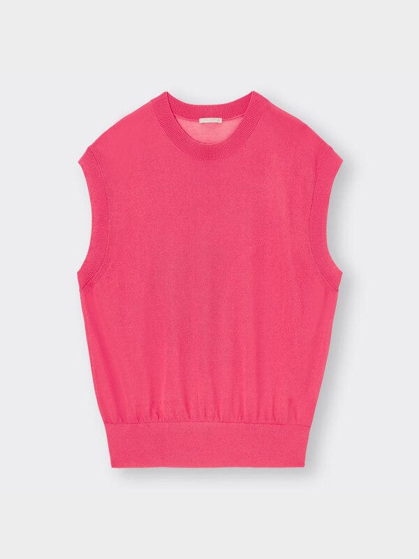 シアーセーター(ノースリーブ)+E